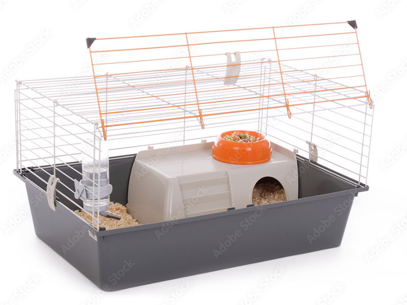 小動物用のケージとおうち、餌箱